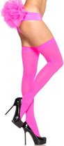 Stockings Jarratelkousen Jarratelgordel Panty Dames Sexy Ondergoed - Neon Roze - Leg Avenue®