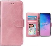 Huawei P Smart 2020 Hoesje Wallet Case Roze Goud