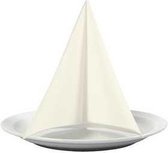 Servetten, off-white, afm 40x40 cm,  60 gr, 20stuks