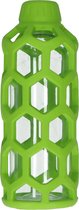JW Hol-EE Bottle - Hondenspeeltje - Apporteer speeltje - Duurzaam rubber - Medium - Groen - ø 20 cm