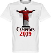 Flamengo 2019 Champions Christ T-Shirt - Wit - XL