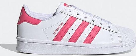 Adidas Superstar C - Wit/Roze - Maat 28 - Kinderschoenen | bol.com