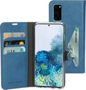 Mobiparts Samsung Galaxy S20 4G/5G Steel Blauw - Boekhoesje - Contactloos betalen - Magneetsluiting - Bookcase