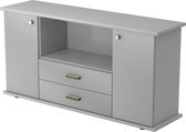 Kapa SB | Dressoir | met deuren + laden Pruim / Wit