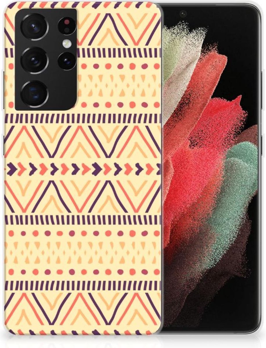 Samsung Galaxy S21 Ultra TPU bumper Aztec Yellow