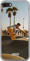 6F hoesje - geschikt voor iPhone 8 - Transparant TPU Case - Let's Skate #ffffff