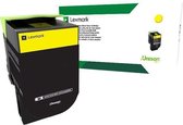 Lexmark X417 - Hoog rendement - geel - origineel - tonercartridge LCCP, LRP - voor Lexmark CS417dn, CS517de, CX417de