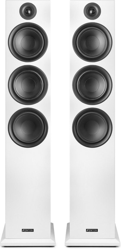 Speakerset - Fenton SHF80W stijlvolle high-end hifi speakers 500W met 3x  6.5 inch... | bol.com