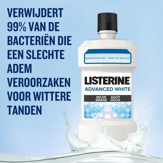LISTERINE ADVANCED WHITE 500ML bol