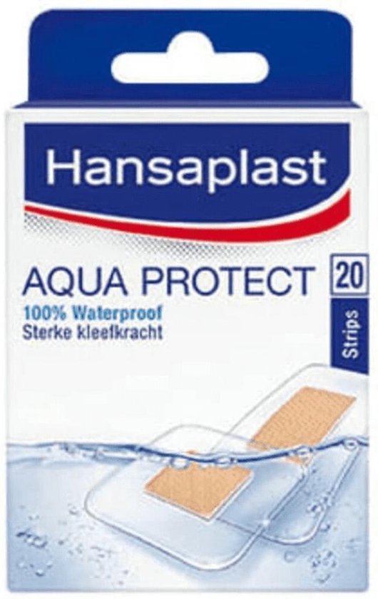 Hansaplast Aqua Protect Pleisters Waterdicht - 20 stuk | bol.com