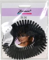 Zenner Diadeem Zig Zag Zwart 2 stuks