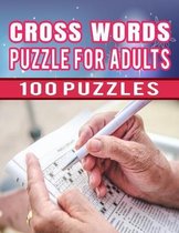 Cross Words Puzzle For Adults - 100 Puzzles