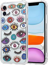 ShieldCase geschikt voor Apple iPhone 11 hoesje met gekleurde oogjes