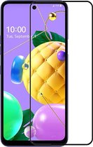 Shop4 - LG K52 Glazen Screenprotector - Edge-To-Edge Gehard Glas Transparant