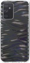 Casetastic Samsung Galaxy A52 (2021) 5G / Galaxy A52 (2021) 4G Hoesje - Softcover Hoesje met Design - Zebra Army Print