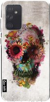 Casetastic Samsung Galaxy A72 (2021) 5G / Galaxy A72 (2021) 4G Hoesje - Softcover Hoesje met Design - Skull 2 Print
