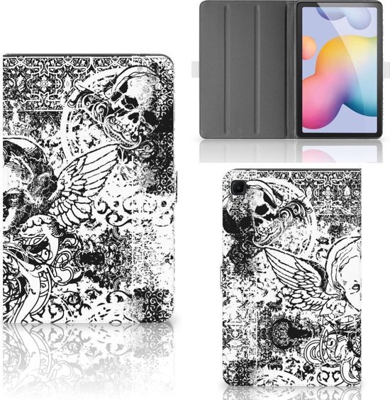 Tablettasje Samsung Galaxy Tab S6 Lite | S6 Lite (2022) Skulls Angel