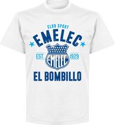 Emelec Established T-shirt - Wit - 5XL