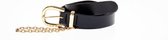 Elvy Fashion - Belt 20538 Plain - Black