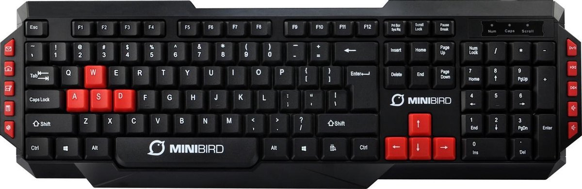 MiniBird Gonolek Bedraade toetsenbord Qwerty UK