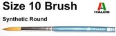 Italeri - 10 Brush Synthetic Round (Ita51213) - modelbouwsets, hobbybouwspeelgoed voor kinderen, modelverf en accessoires