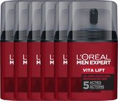 L'Oréal Paris Men Expert Vita Lift Anti-Rimel Dagcrème - 6 x 50 ml - Voordeelverpakking