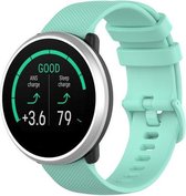 Siliconen Smartwatch bandje - Geschikt voor  Polar Ignite siliconen bandje - Aqua - Horlogeband / Polsband / Armband