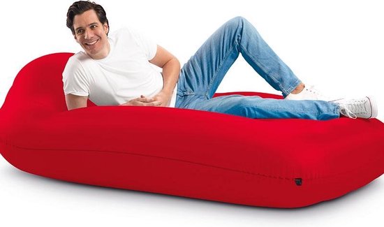 Fatboy Large Lamzac O Inflatable Air Bean Bag - Inflatable Chair for Adults & Children, Camping Sofa, Inflatable Sofa, 200 x 90 x 50cm, No Pump Needed Fatboy Large Lamzac O Inflatable Air Bean Bag - Inflatable Chair for Adults & Children, Camping Sofa, Inflatable Sofa, 200 x 90 x 50cm, No Pump Needed