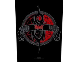 Slipknot Crest Unisex Embleem - zwart/rood/grijs - Standard