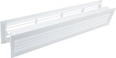 Wovar Ventilatierooster voor badkamerdeur 9 x 45.5 cm - Per Set