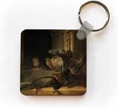Sleutelhanger - Uitdeelcadeautjes - Stilleven met pauwen - Rembrandt van Rijn - Plastic