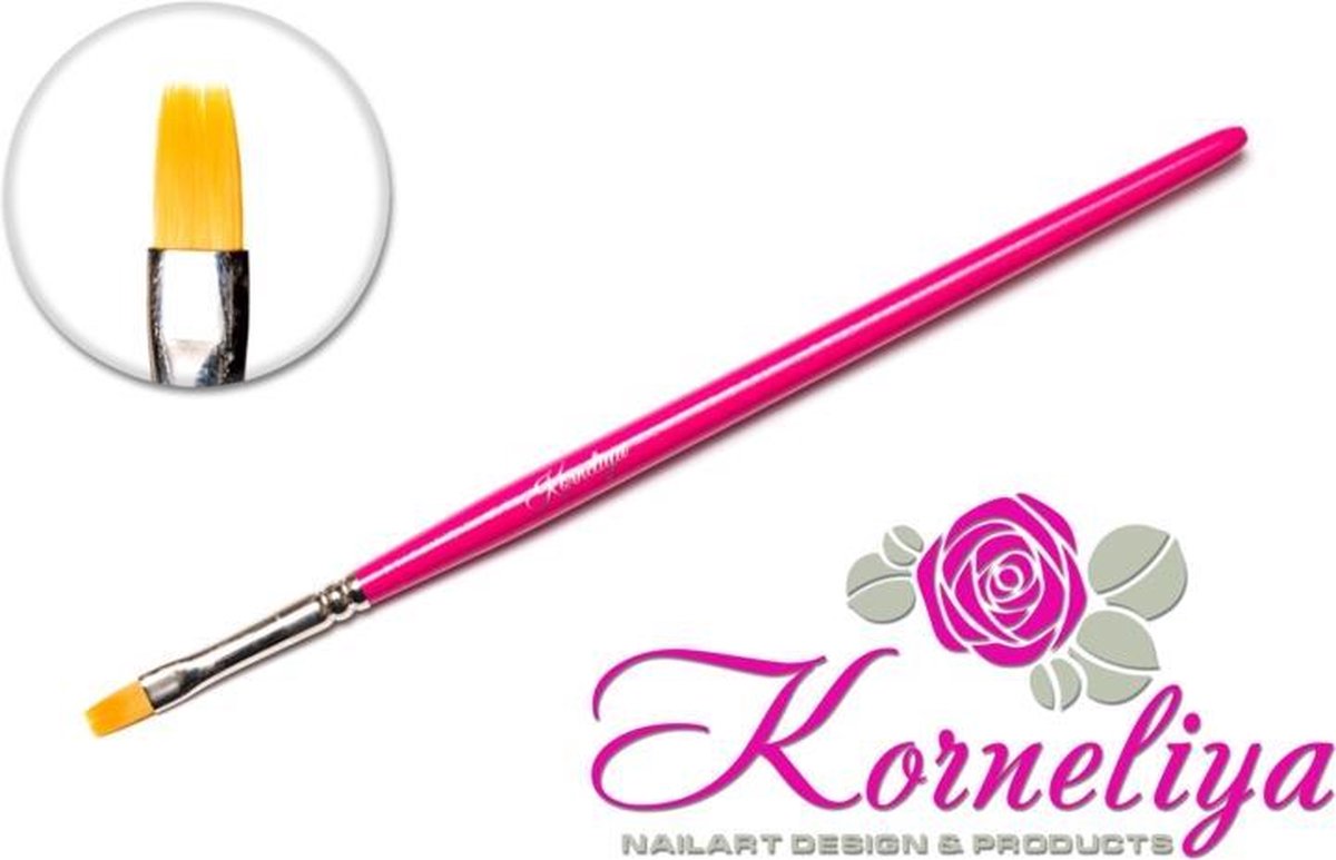Goedkoopste Nail art penselen - Korneliya Penseel Gel Recht