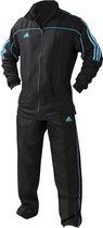 adidas Team Track Trainingsjack Zwart/Blauw maat XXL