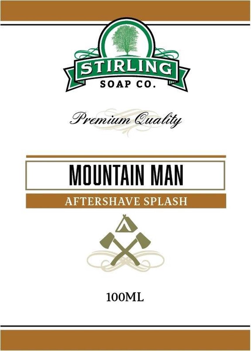 Stirling Soap Co. after shave Mountain Man 100ml