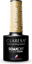 Claresa UV/LED Gelllak Full Glitter #3 – 5ml.