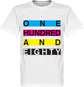 One Hundred & Eighty Banner DARTS T-Shirt - XXL