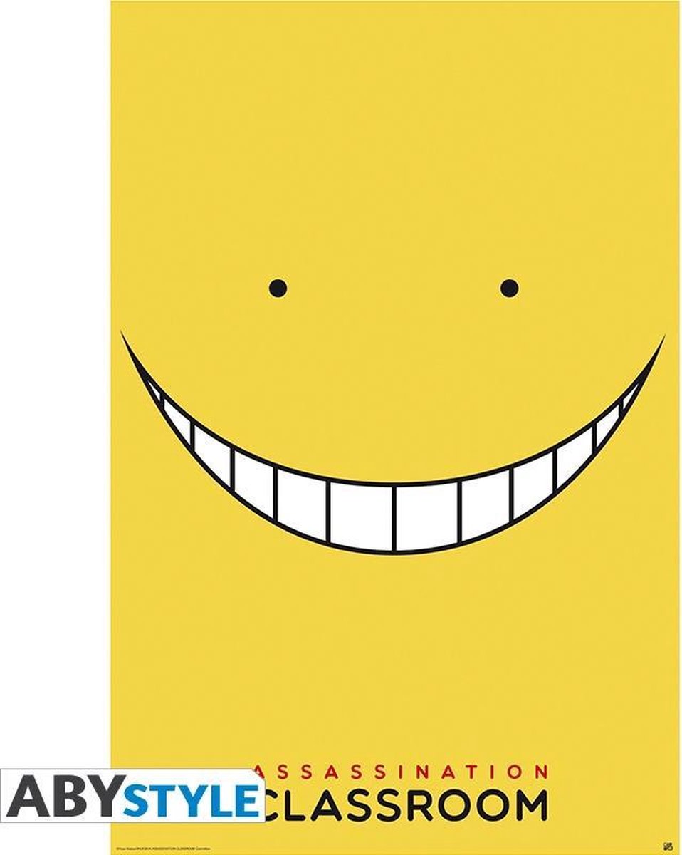 Decoratief Beeld - Assassination Classroom Poster Koro Smile - Kunstleer - Abystyle - Multicolor - 61 X 915 Cm