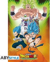 DRAGON BALL BROLY - Affiche 91X61 - Groupe
