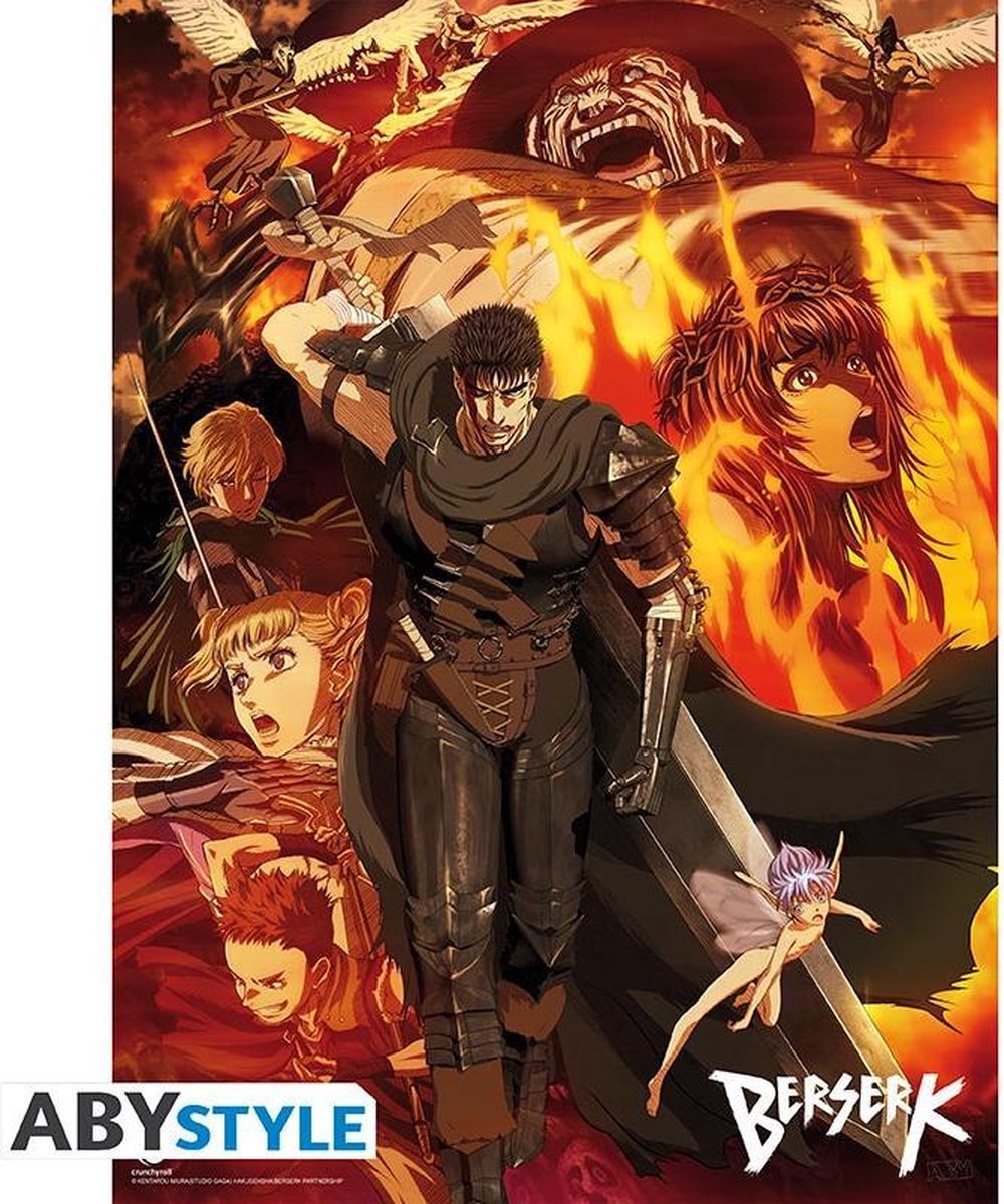 ABYstyle Poster - Berserk Group - 52 X 38 Cm - Multicolor