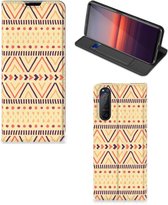 Étui pour téléphone portable Sony Xperia 5 II Wallet Bookcase Aztec Yellow