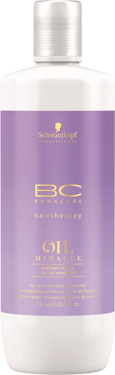 Schwarzkopf Bonacure Oil Miracle Barbary Shampoo 1000 - vrouwen - Voor - 1000 ml - vrouwen - Voor