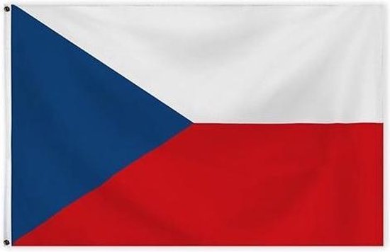 Home & Styling Vlag Tsjechië 90 X 150 Cm Pe Blauw/wit/rood | bol.