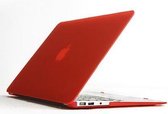 Macbook case van By Qubix - Rood - Air 13 inch - Geschikt voor de macbook Air 13 inch (A1369 / A1466) - Hoge kwaliteit hard cover!