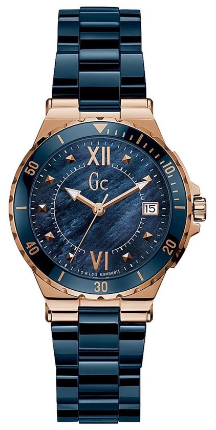 Gc Watches Gc Structura Ceramic Y42003L7 Blauw - Blauw