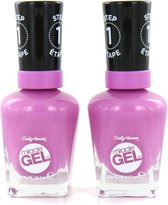 Sally Hansen Miracle Gel Nagellak - 522 Raisin To Smile (2 Stuks)