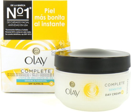 Olay Complete Sensitive SPF 15 Day cream - 50 ml (Spanish Version) | bol.com