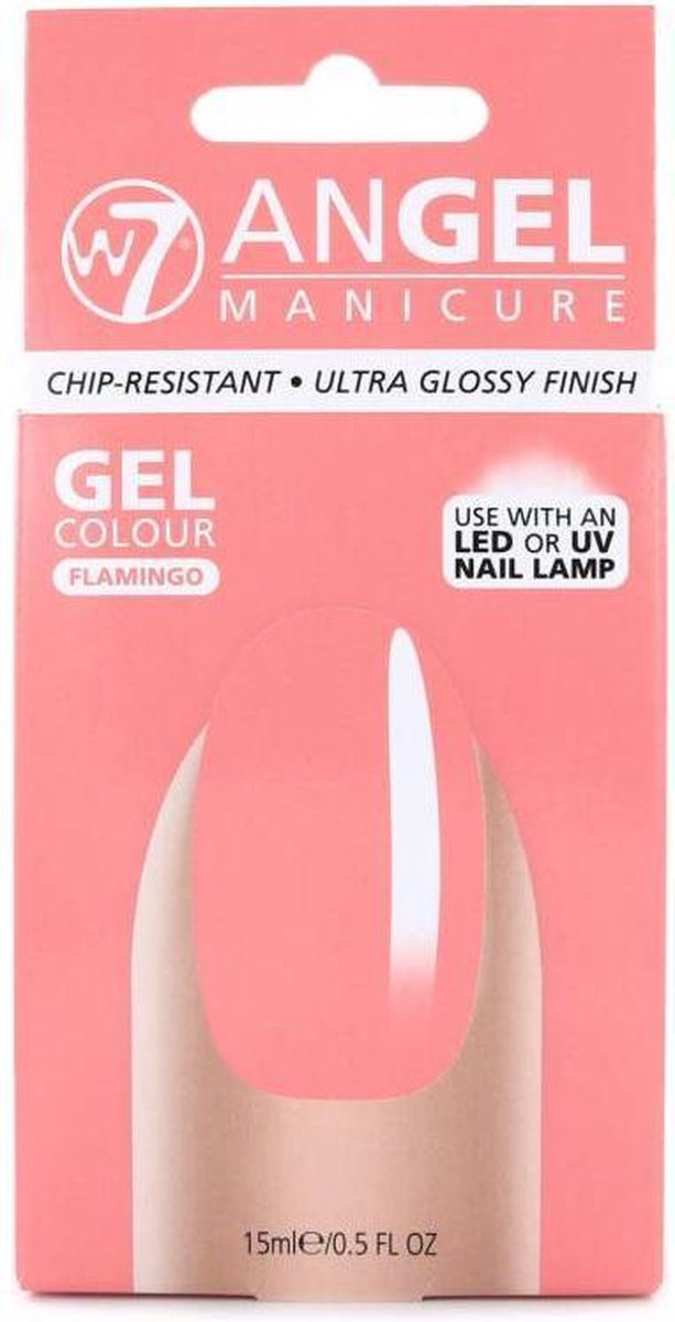 W7 Angel Manicure Gel UV Nagellak - Flamingo