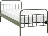 Beter Bed Alex Metalen Bedframe - Kinderbed - 90x200cm - Groen