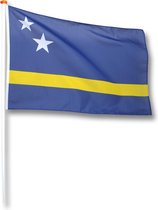 Vlag Curacao 30x45
