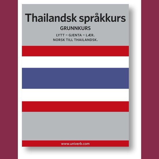 Thailandsk språkkurs - cover